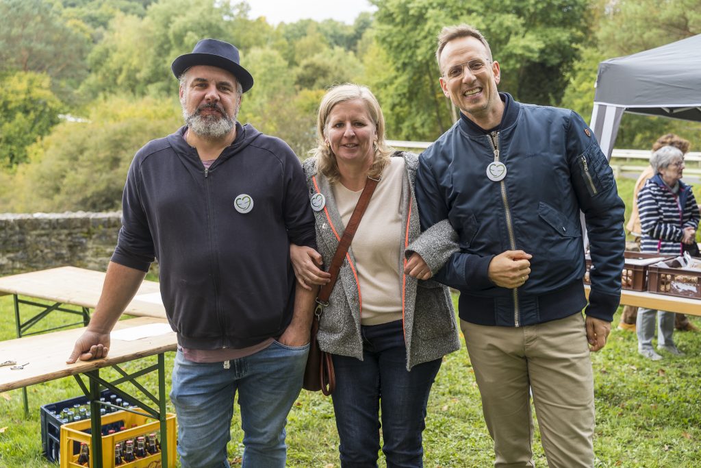 Alexandra Thomas beim Tag des offenen Wanderwegs - der offiziellen Einweihung unseres LEBENSWEG BLICKWANDEL